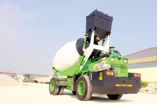cement mixing truck